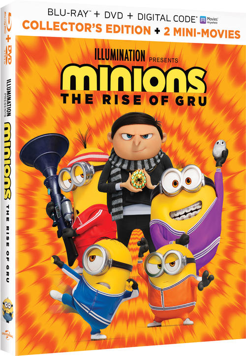 Minions: The Rise of Gru Blu-ray Cover